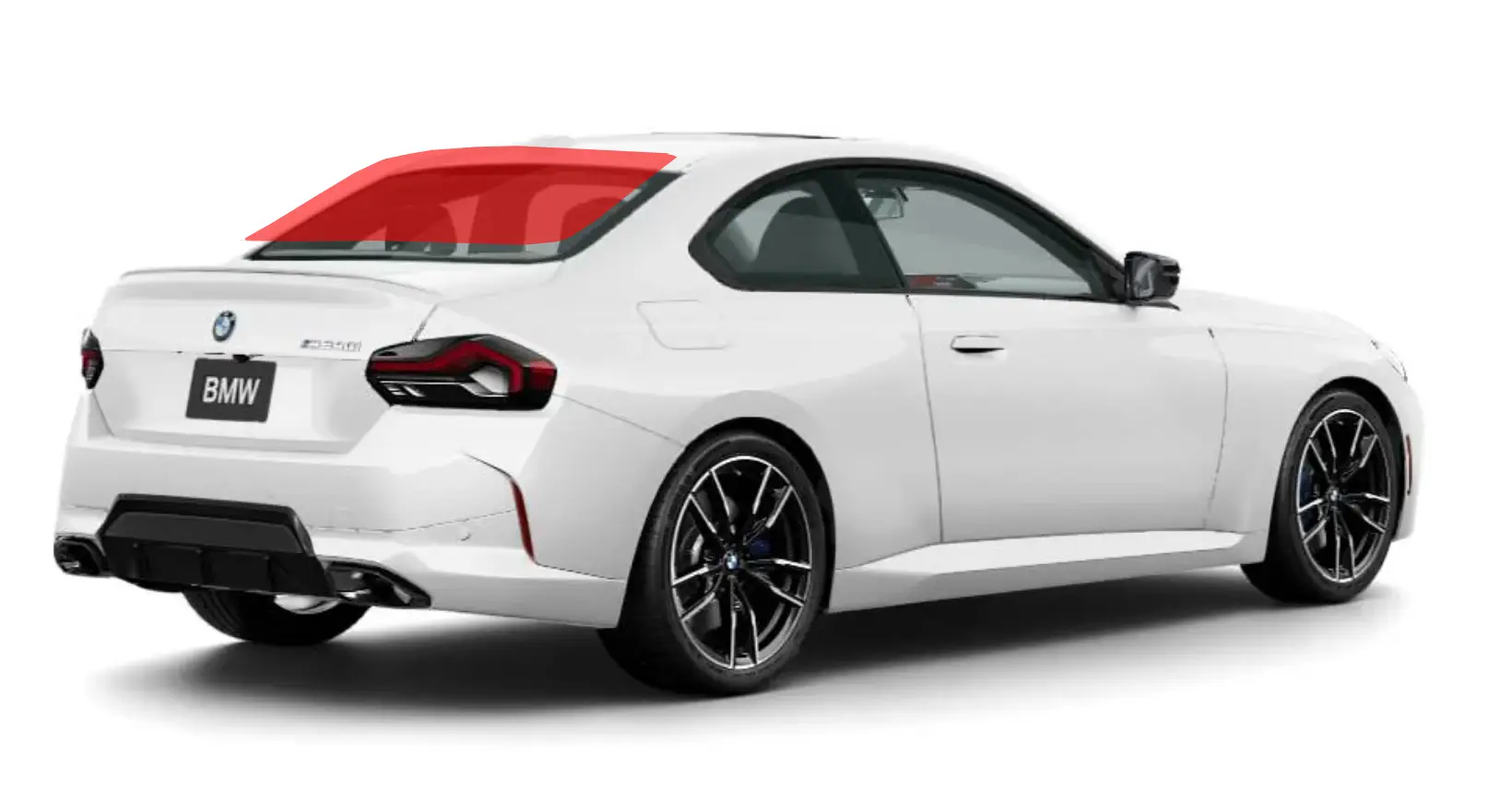 Rear Windshield Window tint for coupe