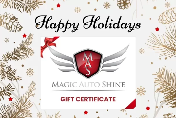 Happy Holidays Magic Auto Shine Gift Certificate