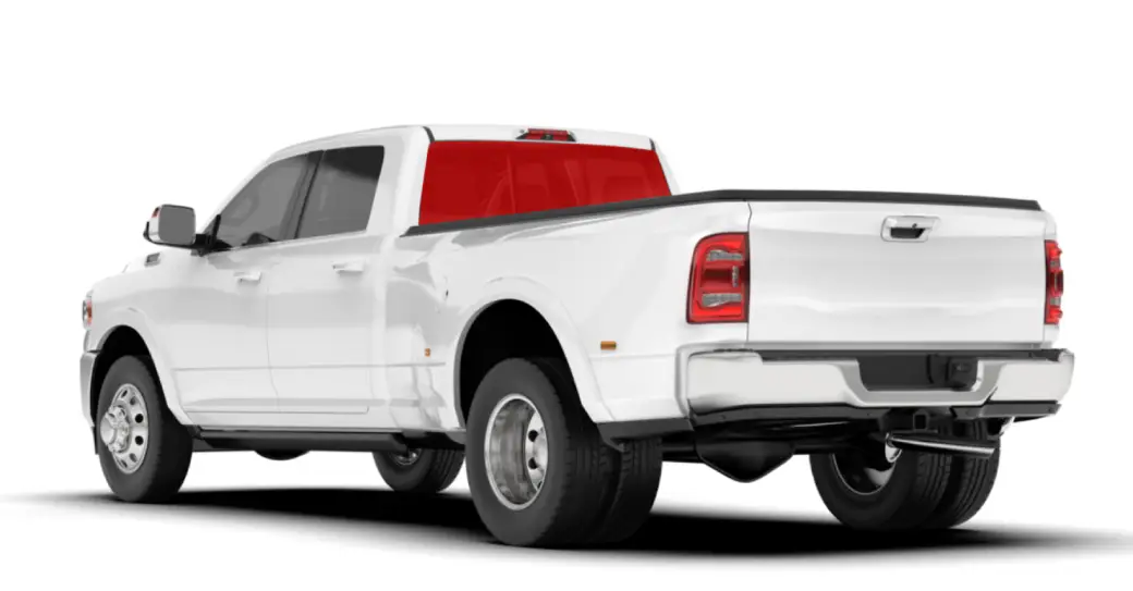 Rear Windshield Window tint for truck